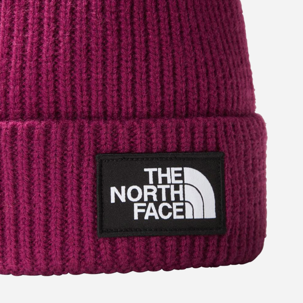 THE NORTH FACE - LOGO BOX CUFF BEANIE - Boysenberry