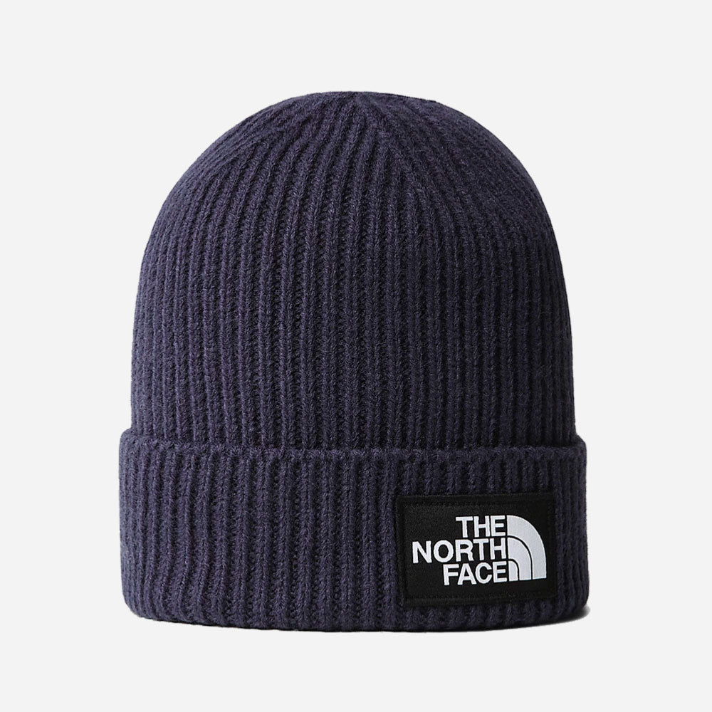 The North Face - Logo Box Cuff Beanie - Summit Navy