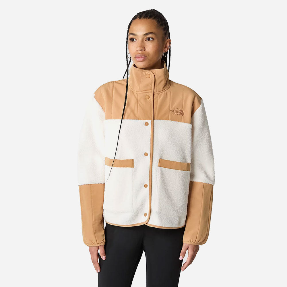 The North Face Women - Cragmont Fleece Jacket - Gardenia White - Almond Butter