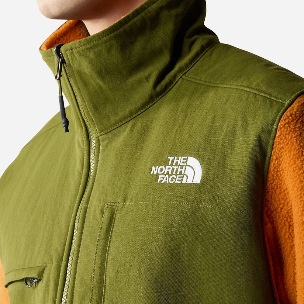 The North Face - Ripstop Denali Jacket - Desert Sun - Forest Olive