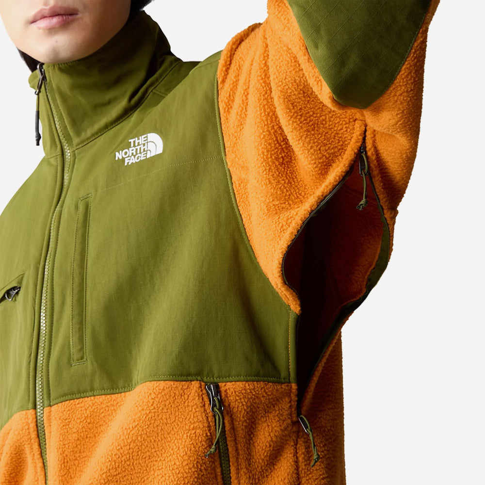 The North Face - Ripstop Denali Jacket - Desert Sun - Forest Olive