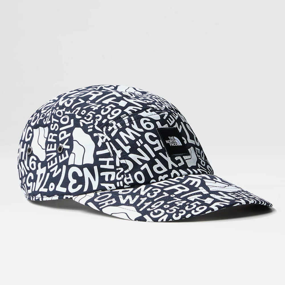 The North Face - Explore Cap - TNF Black - Abstract Multi Text Small Print
