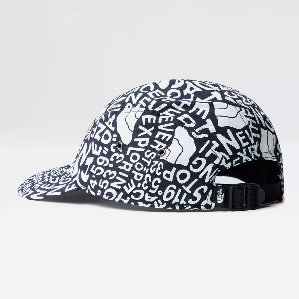 The North Face - Explore Cap - TNF Black - Abstract Multi Text Small Print