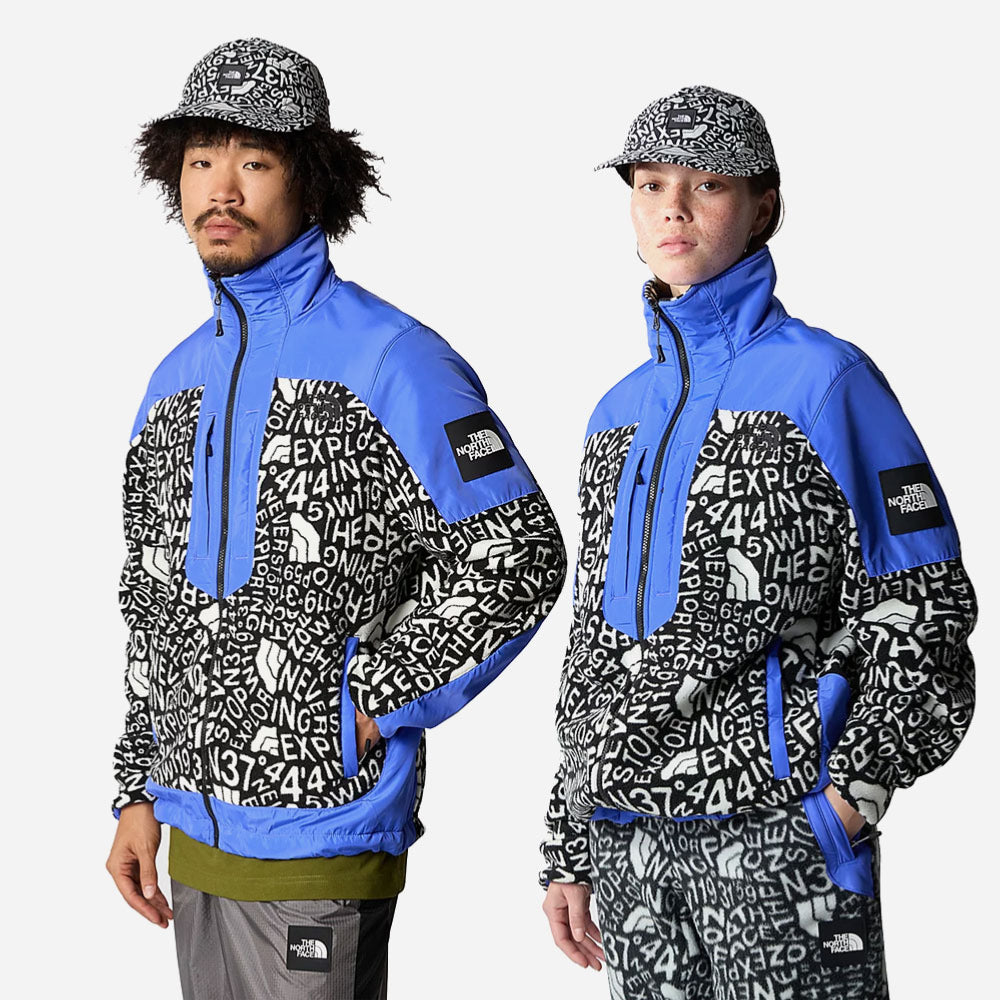 The North Face - Fleeski Y2K Full Zip Jacket - TNF Black - Abstract Blue