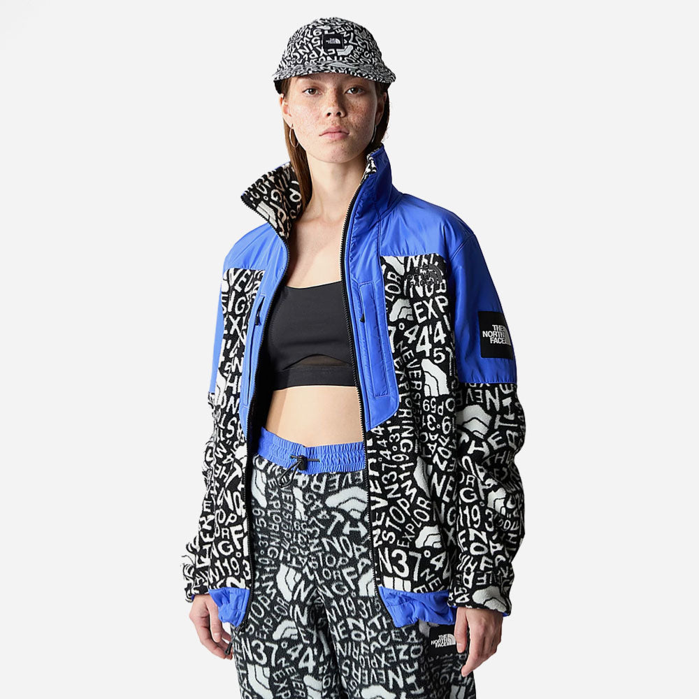 The North Face - Fleeski Y2K Full Zip Jacket - TNF Black - Abstract Blue