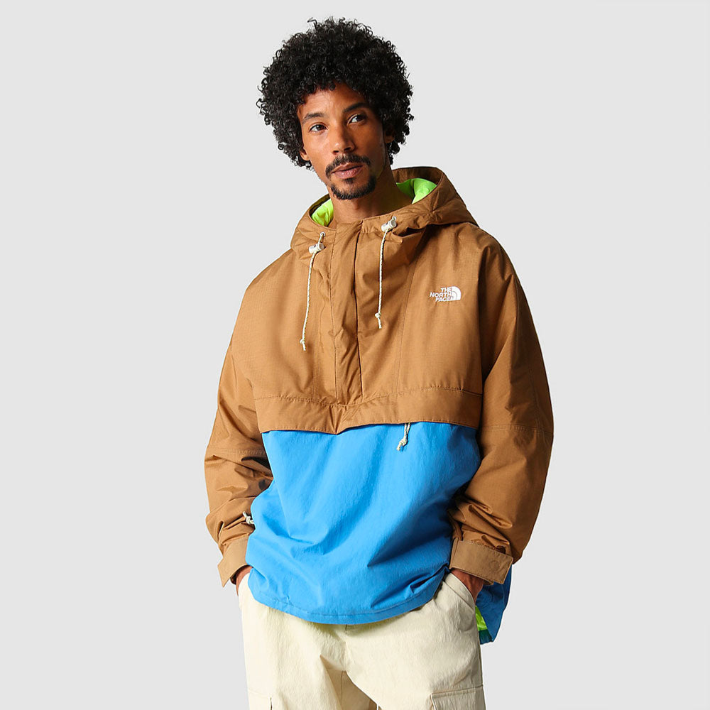 THE NORTH FACE - 78 LOW-FI Hi-TECH WINDJAMMER JACKET - Utility Brown - Super Sonic Blue