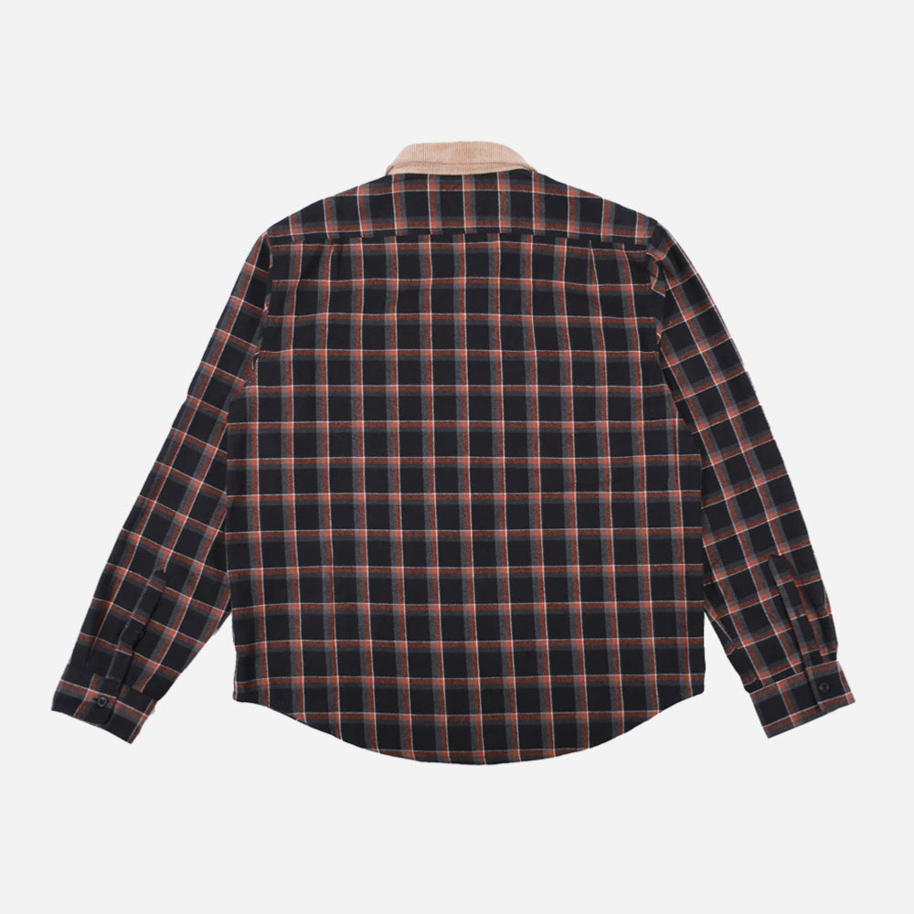 Theories of Atlantis - Cascadia Cord Collar Flannel - Black
