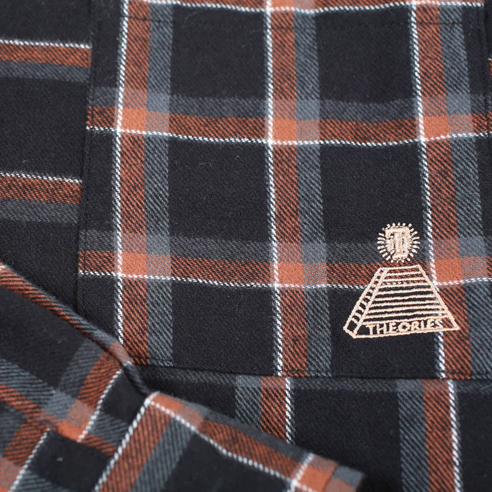Theories of Atlantis - Cascadia Cord Collar Flannel - Black