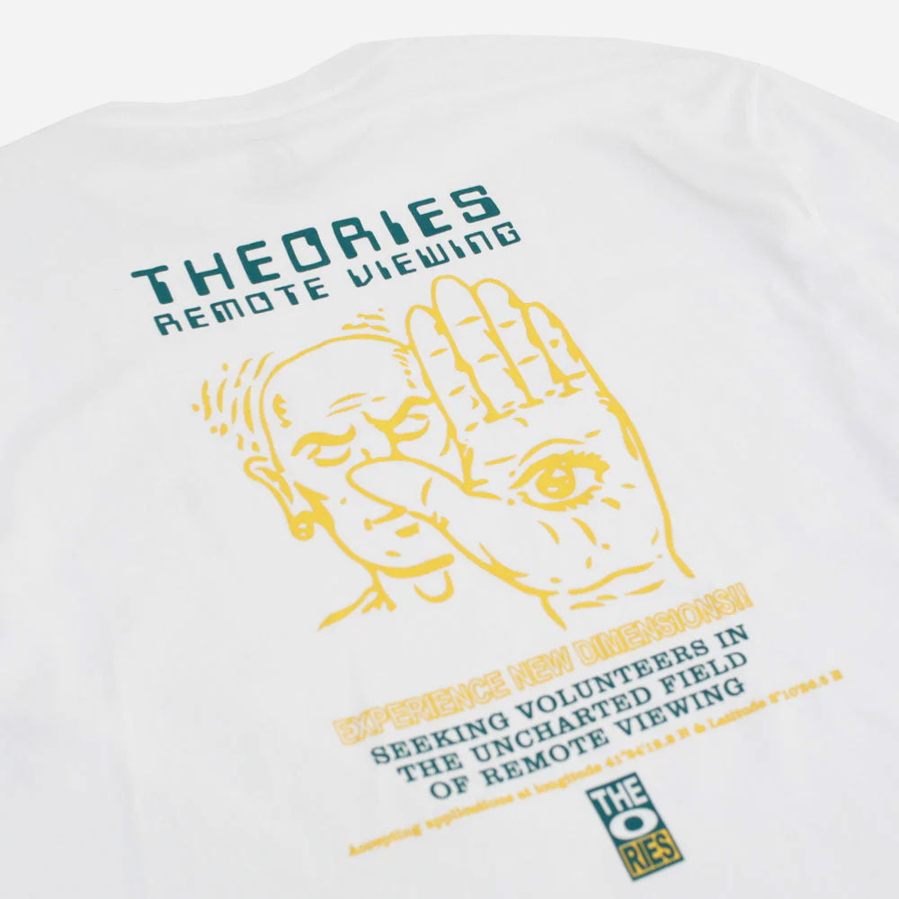 Theories of Atlantis - Remote Viewing LS Tee - White