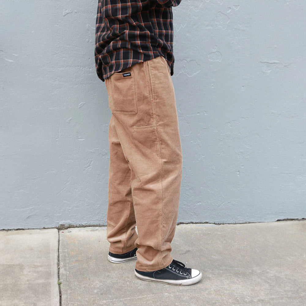 Theories of Atlantis - Stamp Lounge Cord Pants - Brass