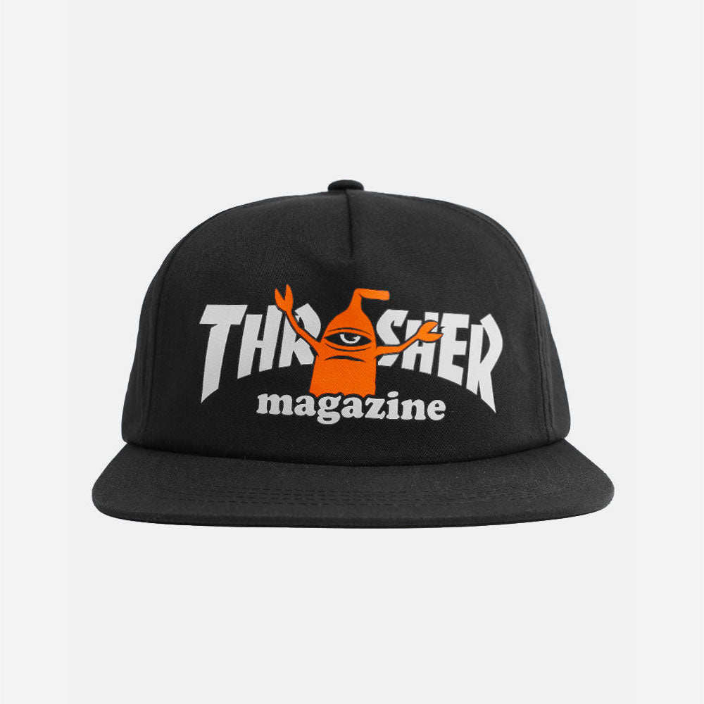 Thrasher x Toy Machine - Cap Sect - Black