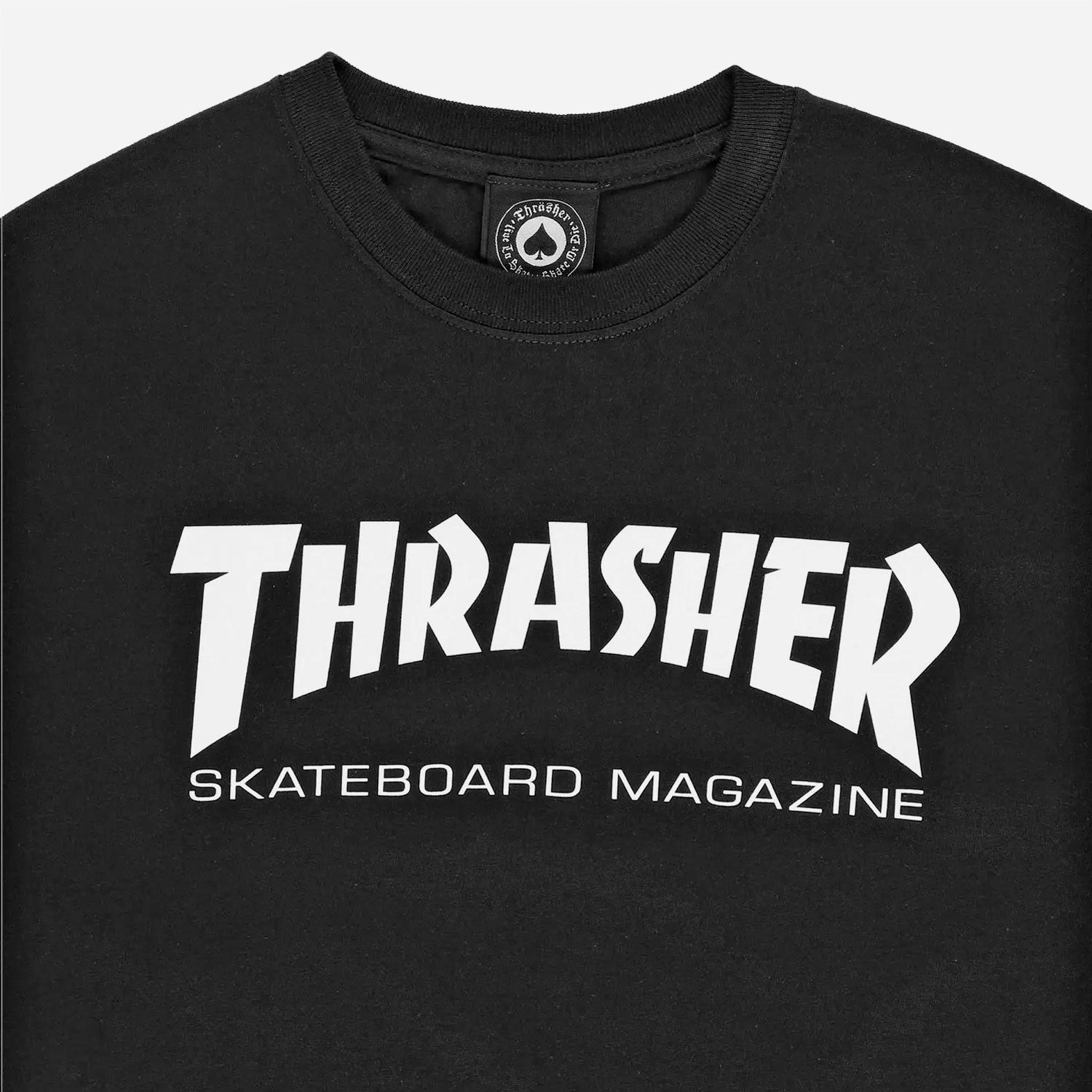 THRASHER - SKATE MAG TEE - Black