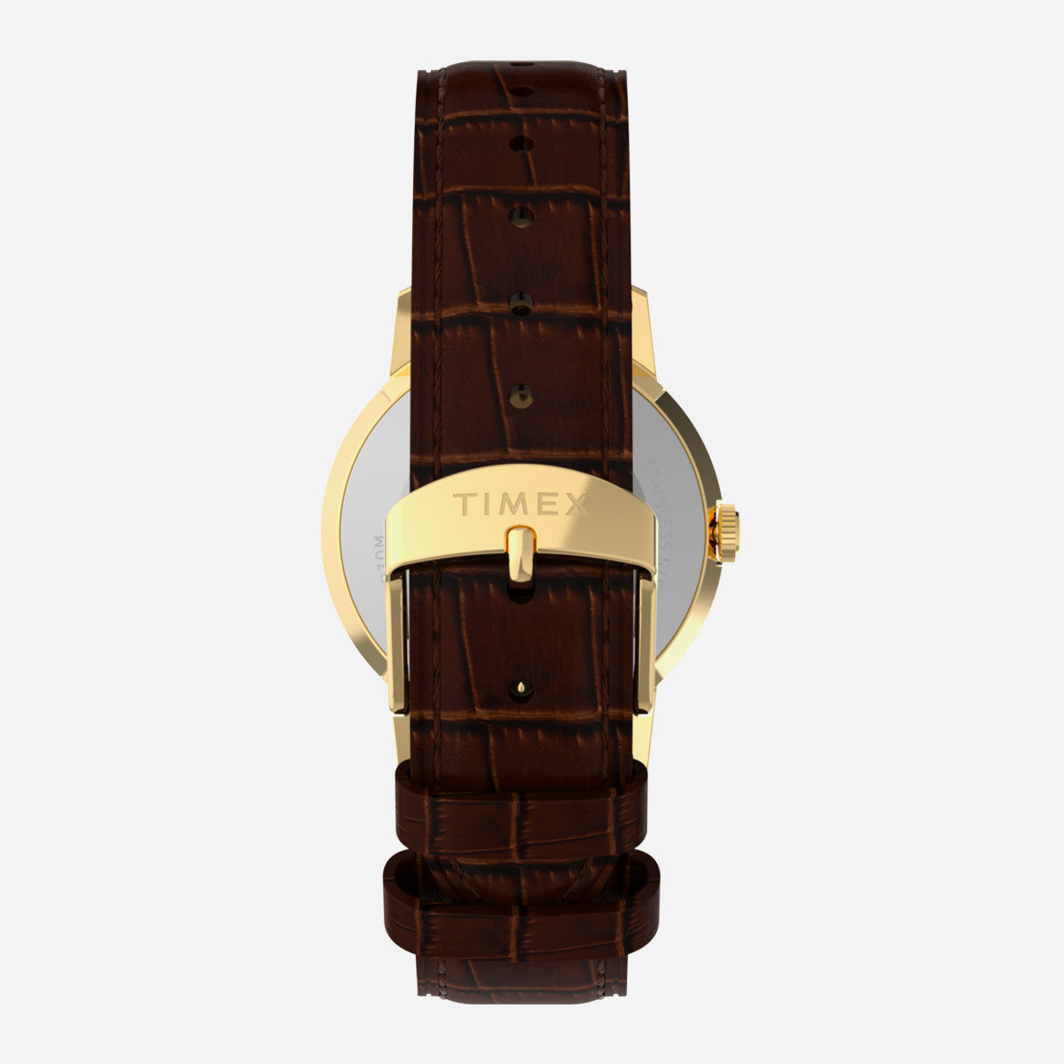 Timex - Marlin Quartz 34mm Leather Strap Watch - Green / Brown Croco