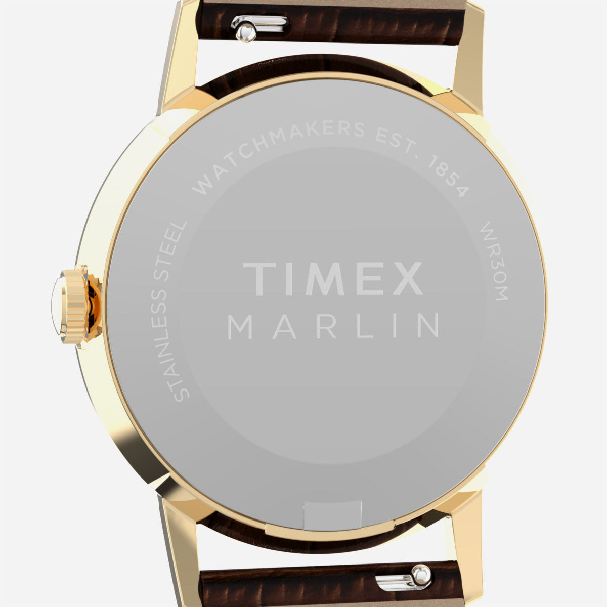 Timex - Marlin Quartz 34mm Leather Strap Watch - Green / Brown Croco