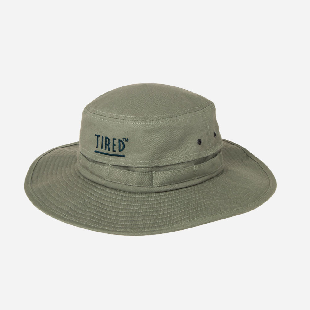 Tired - Og Fishing Hat - Dusty Army