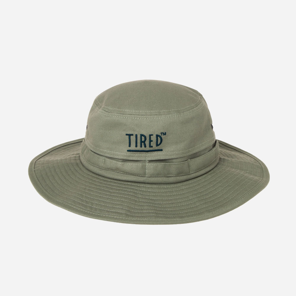 Tired - Og Fishing Hat - Dusty Army