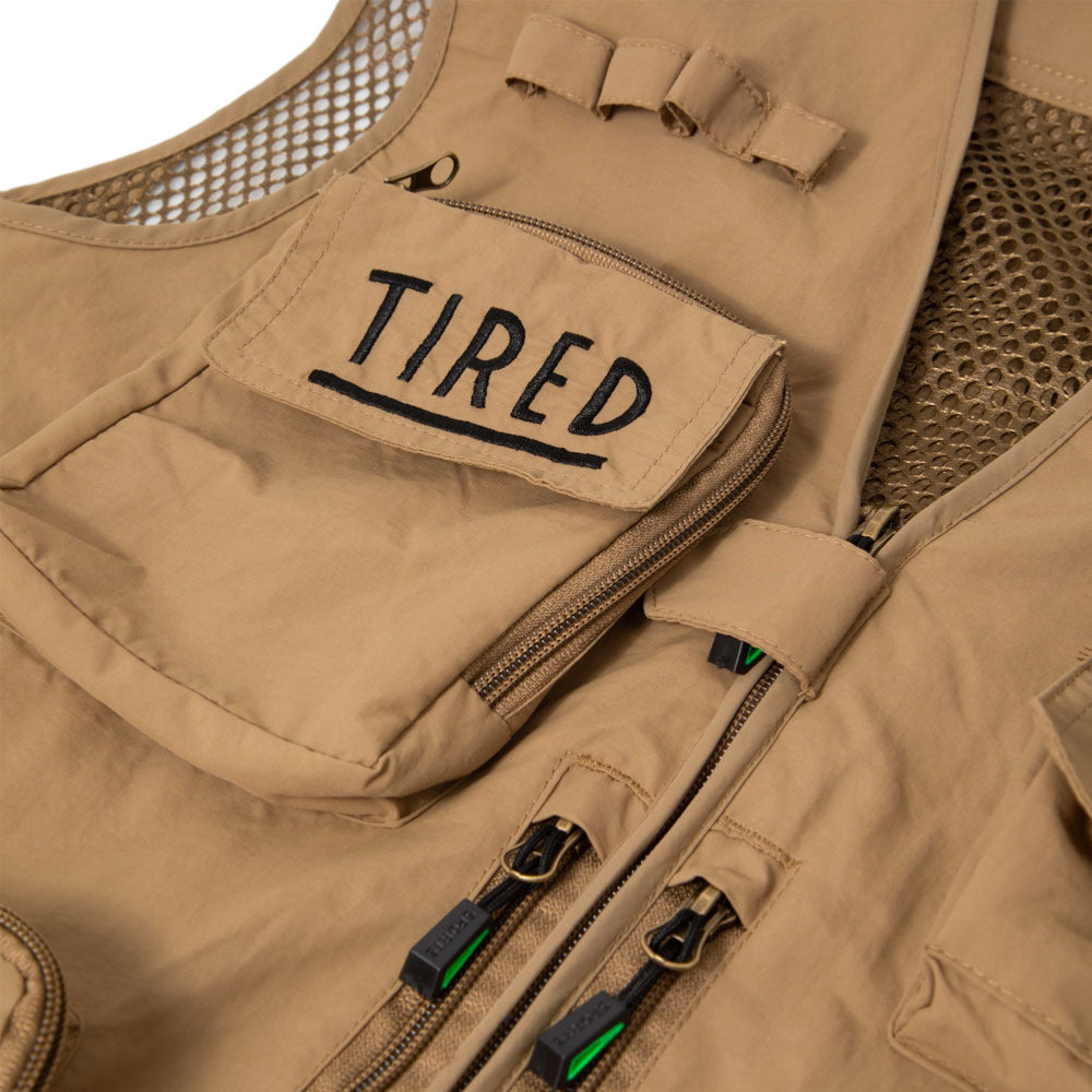 TIRED - OG FISHING VEST - Khaki