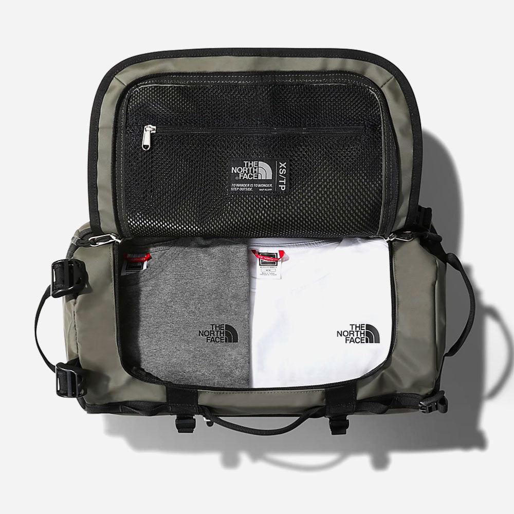 The North Face - Duffel Base Camp Duffel Extra Small - New Taupe Green - TNF Black