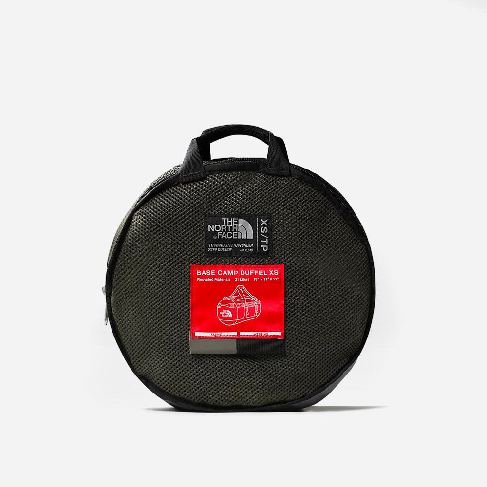The North Face - Duffel Base Camp Duffel Extra Small - New Taupe Green - TNF Black