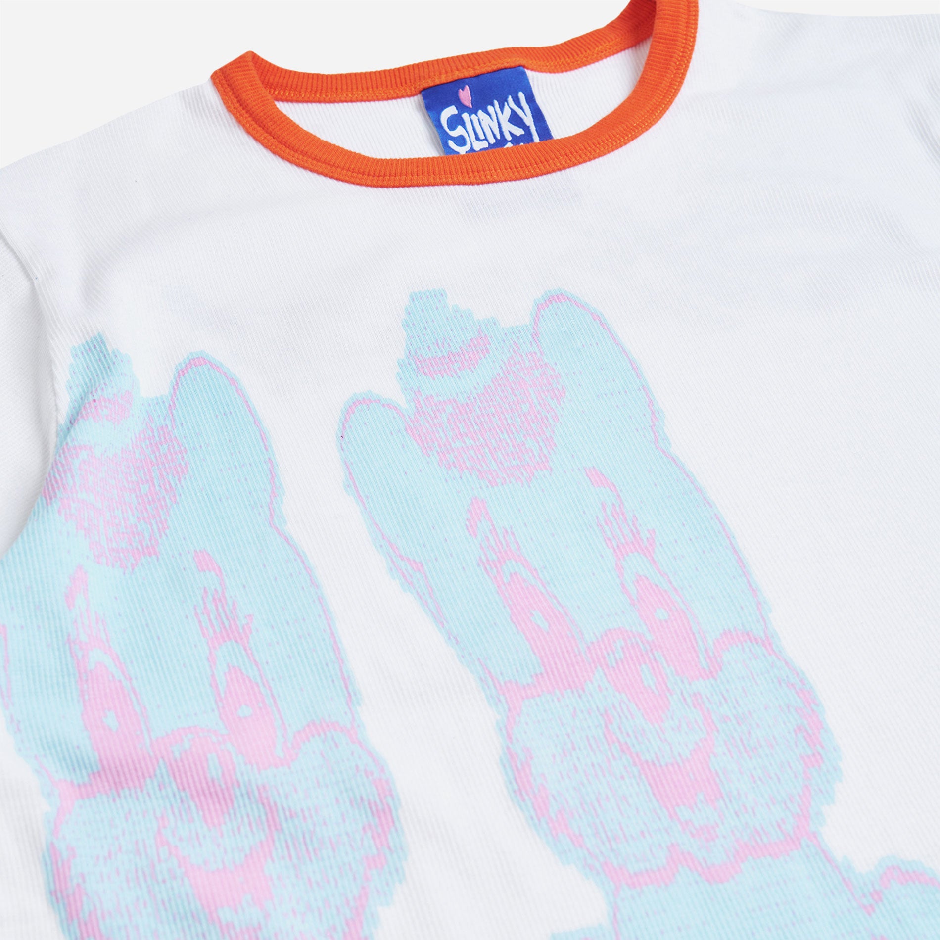 Token x Slinky - Cutie Ringer Unisex Tee - White