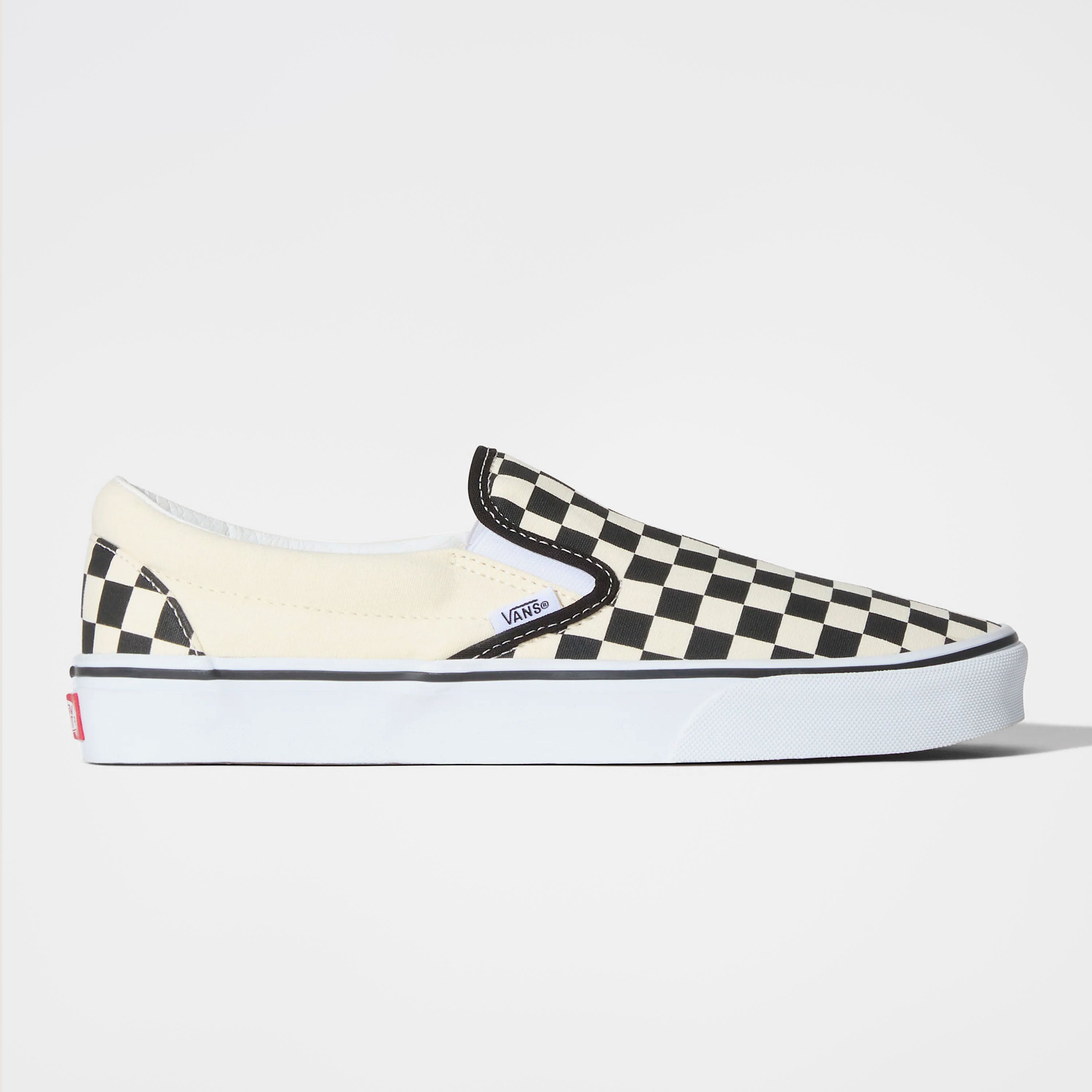 Vans - Classic Slip-On Checkerboard - Black / White