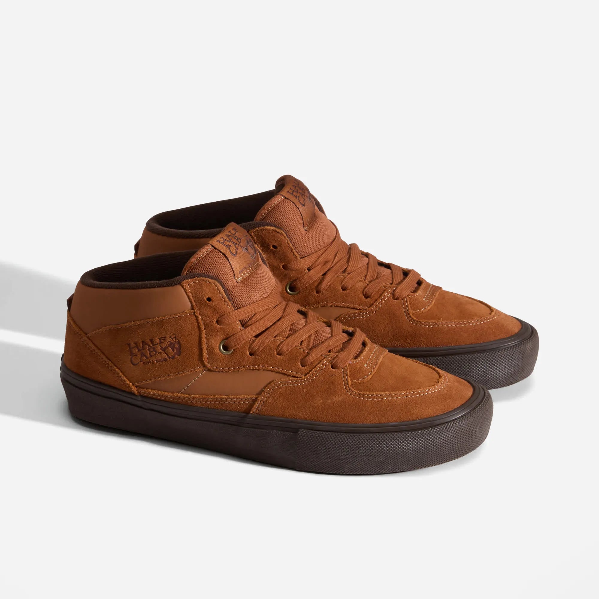 Chaussures Vans Skate Half Cab - Golden Brown / Gum