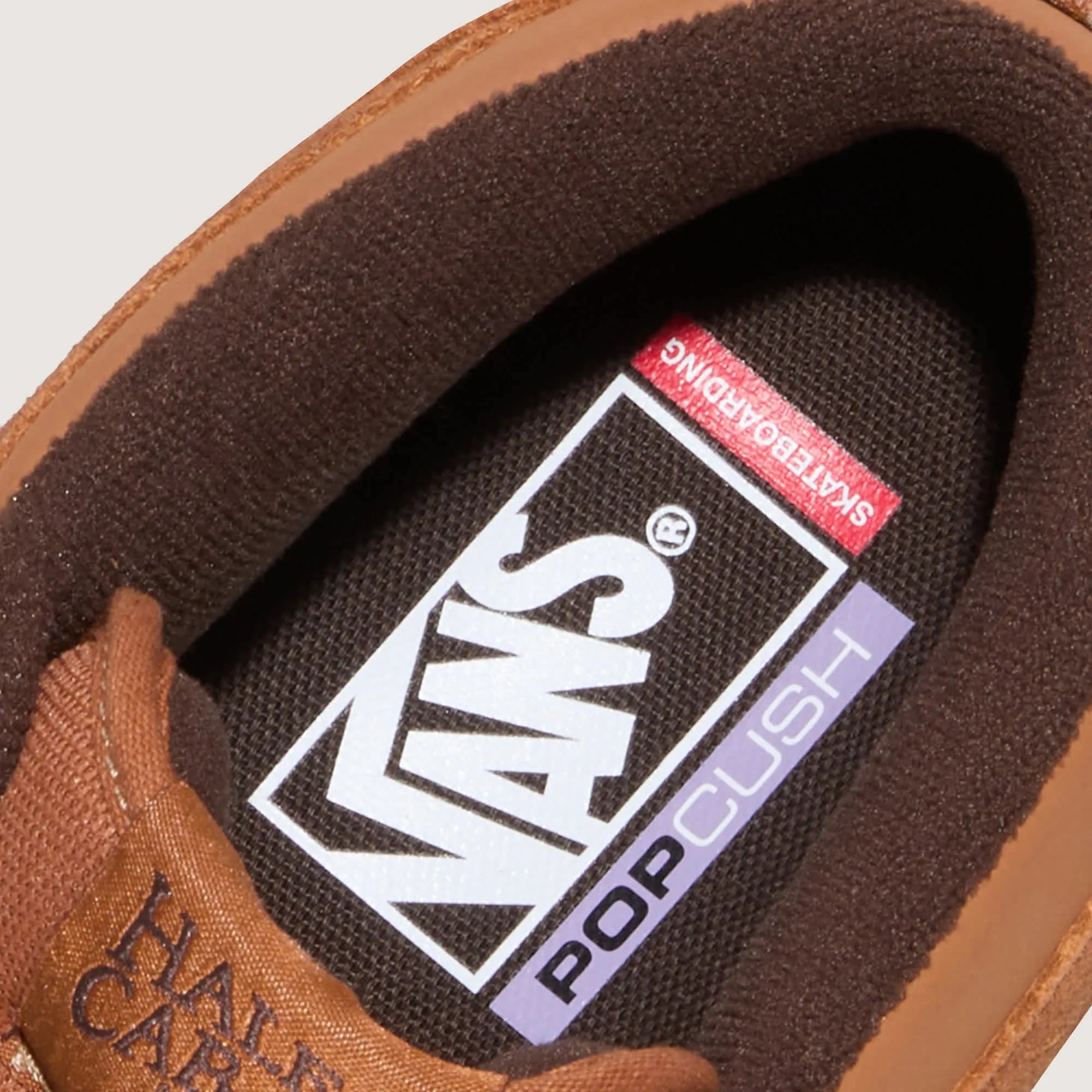 Chaussures Vans Skate Half Cab - Golden Brown / Gum