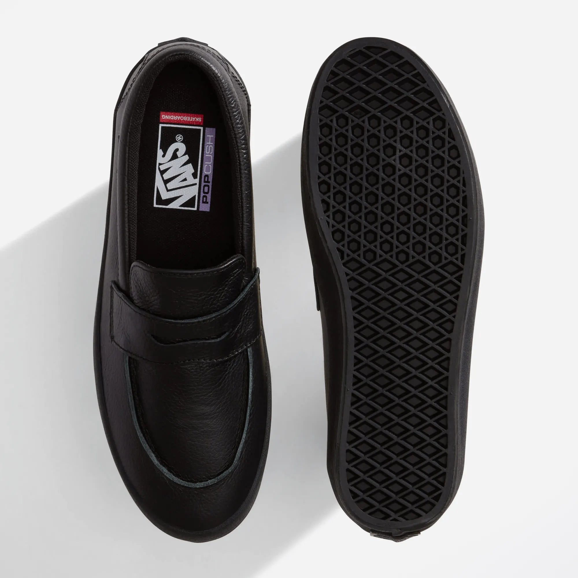 Chaussures Vans Skate Loafer - Black / Black