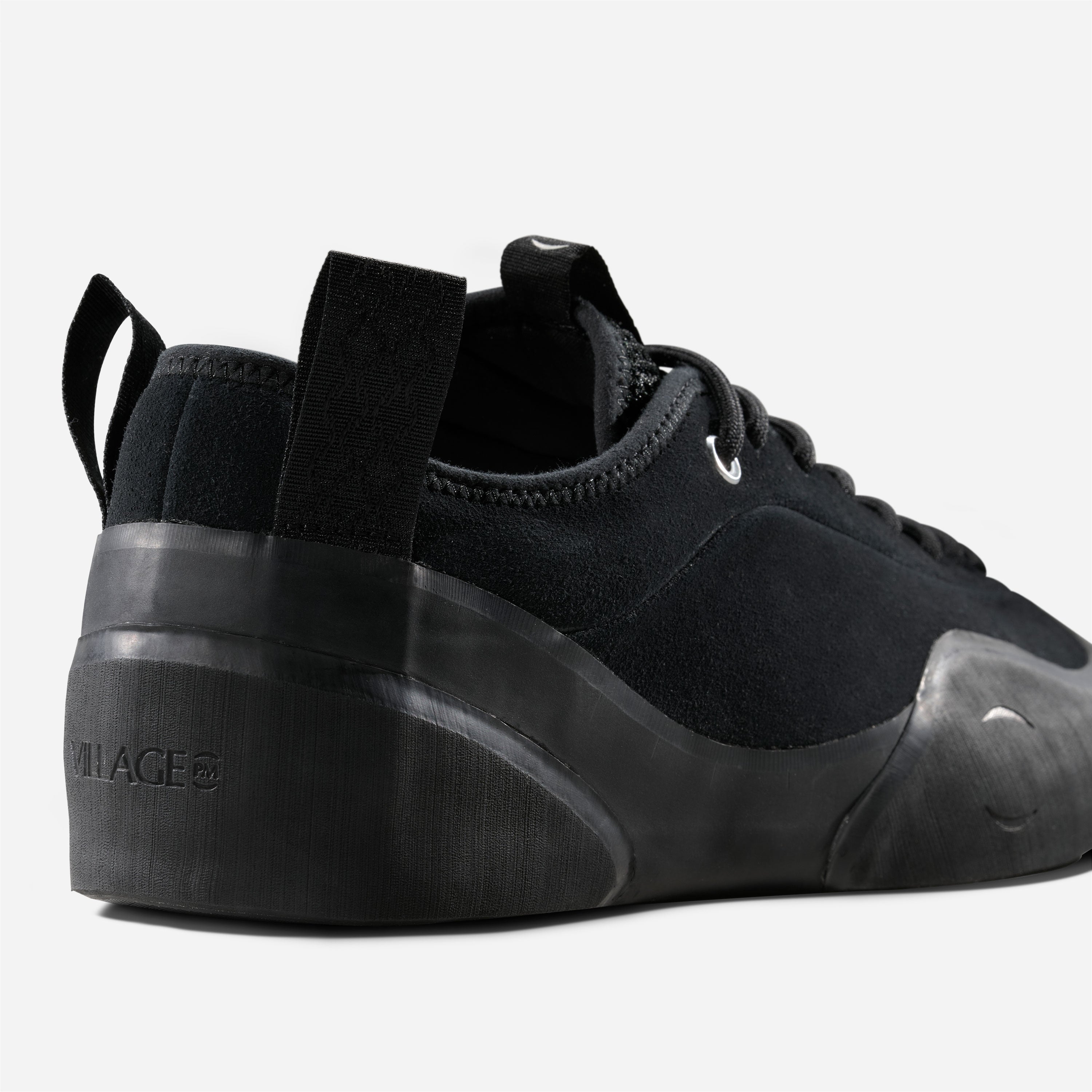 Village PM - 1 PM Leather Suede - Black / Natural Black