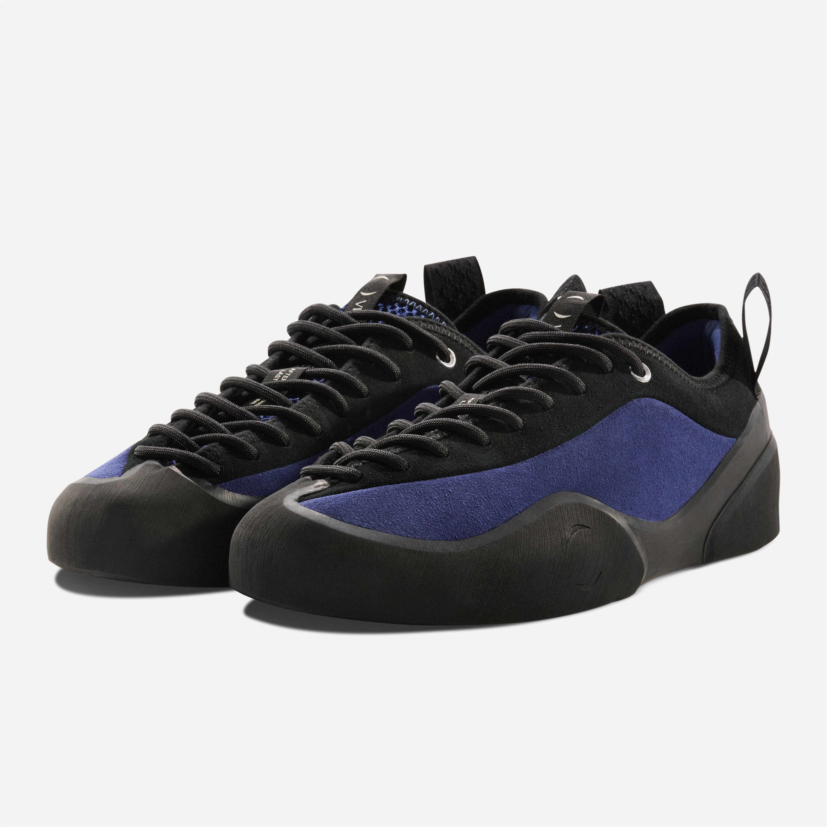 Village PM - 1 PM Leather Suede - Blueprint / Natural Black