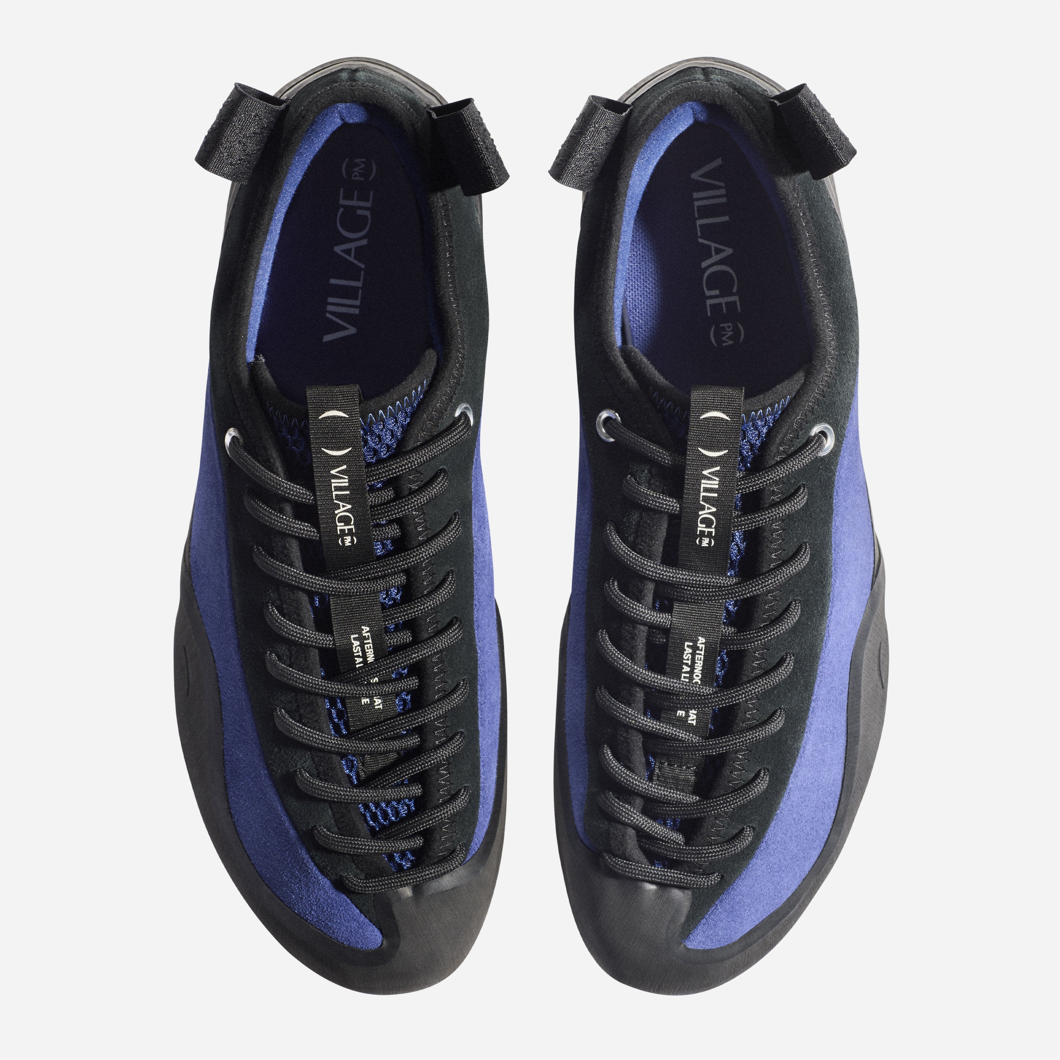 Village PM - 1 PM Leather Suede - Blueprint / Natural Black
