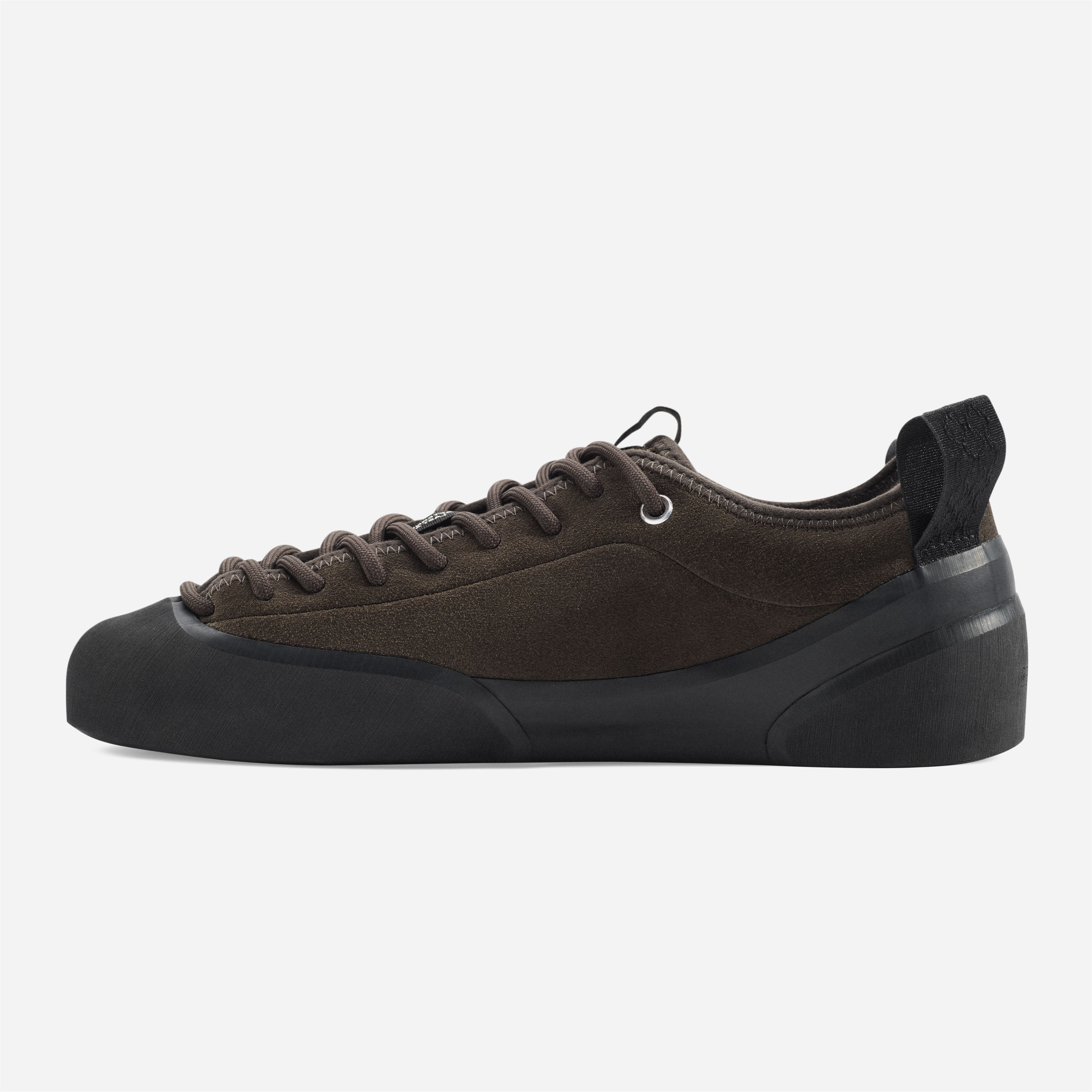 Village PM - 1 PM Leather Suede - Chocolate / Natural Black