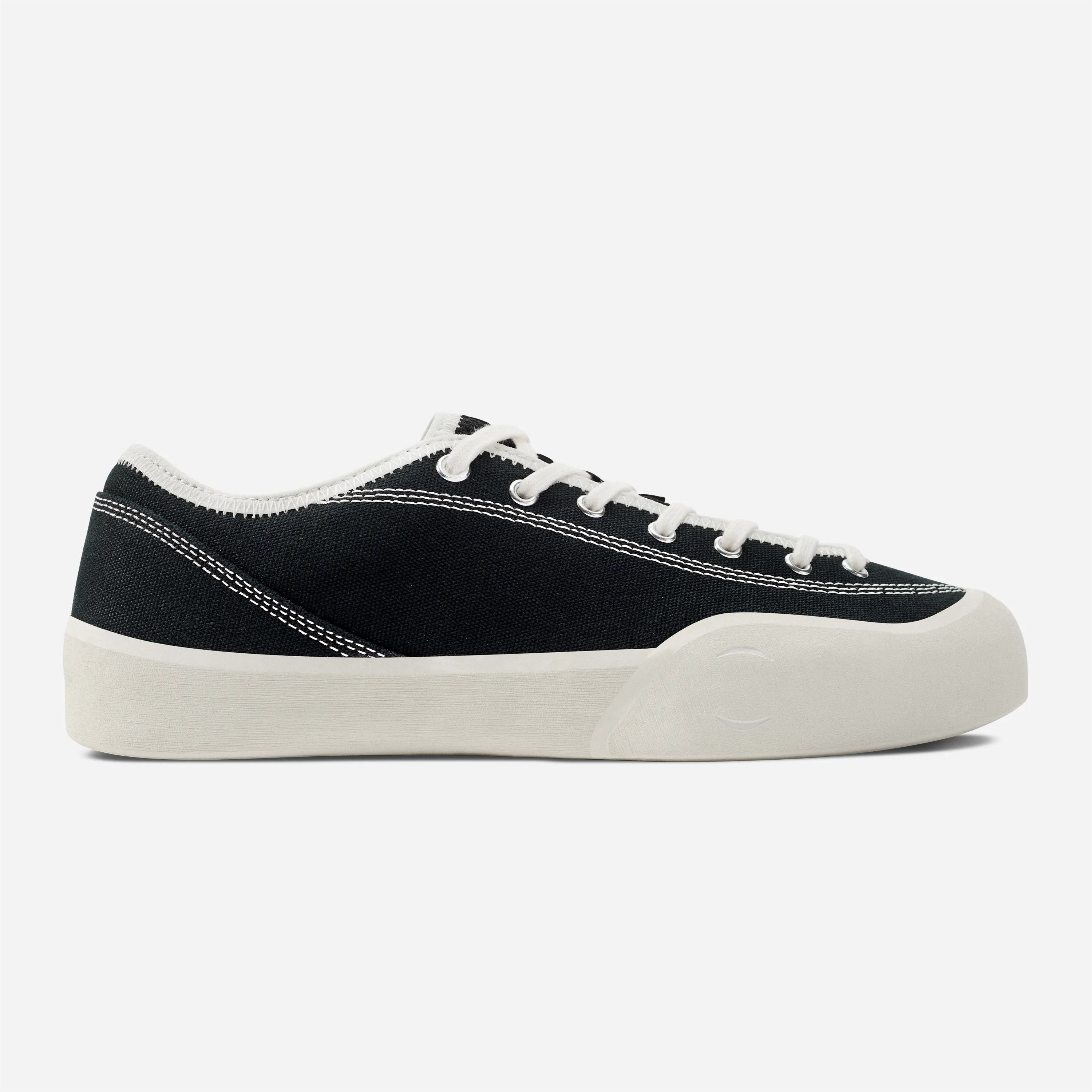 Village PM 1.30PM Canvas Black - Asymmetrical Skate Shoes