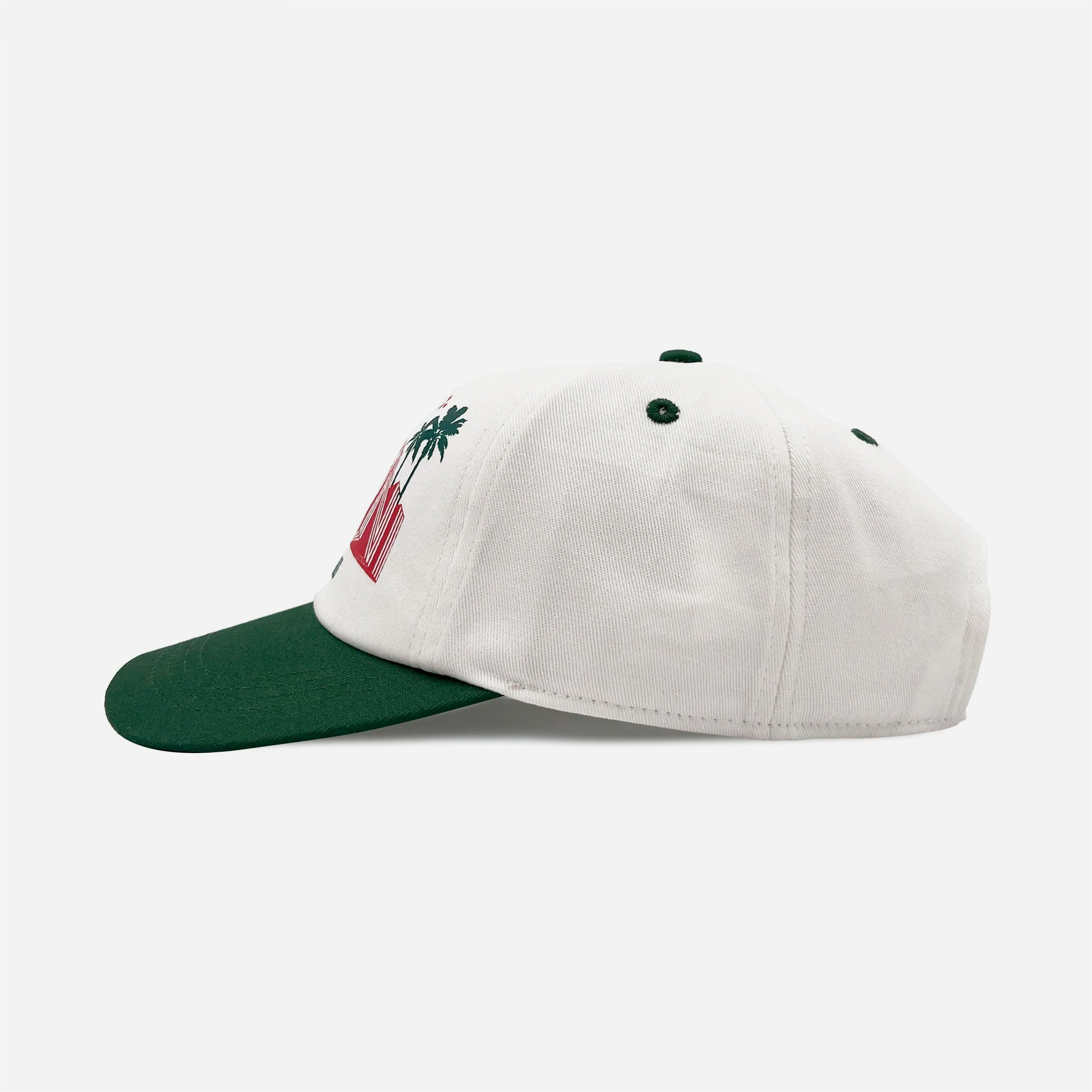 Visit Caps - Rimini - White / Green