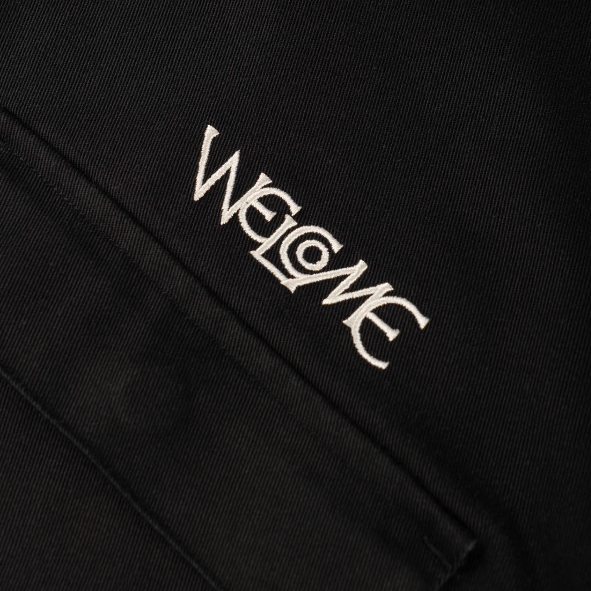 Welcome - Paladin L/S Twill Shirt With Patch - Black