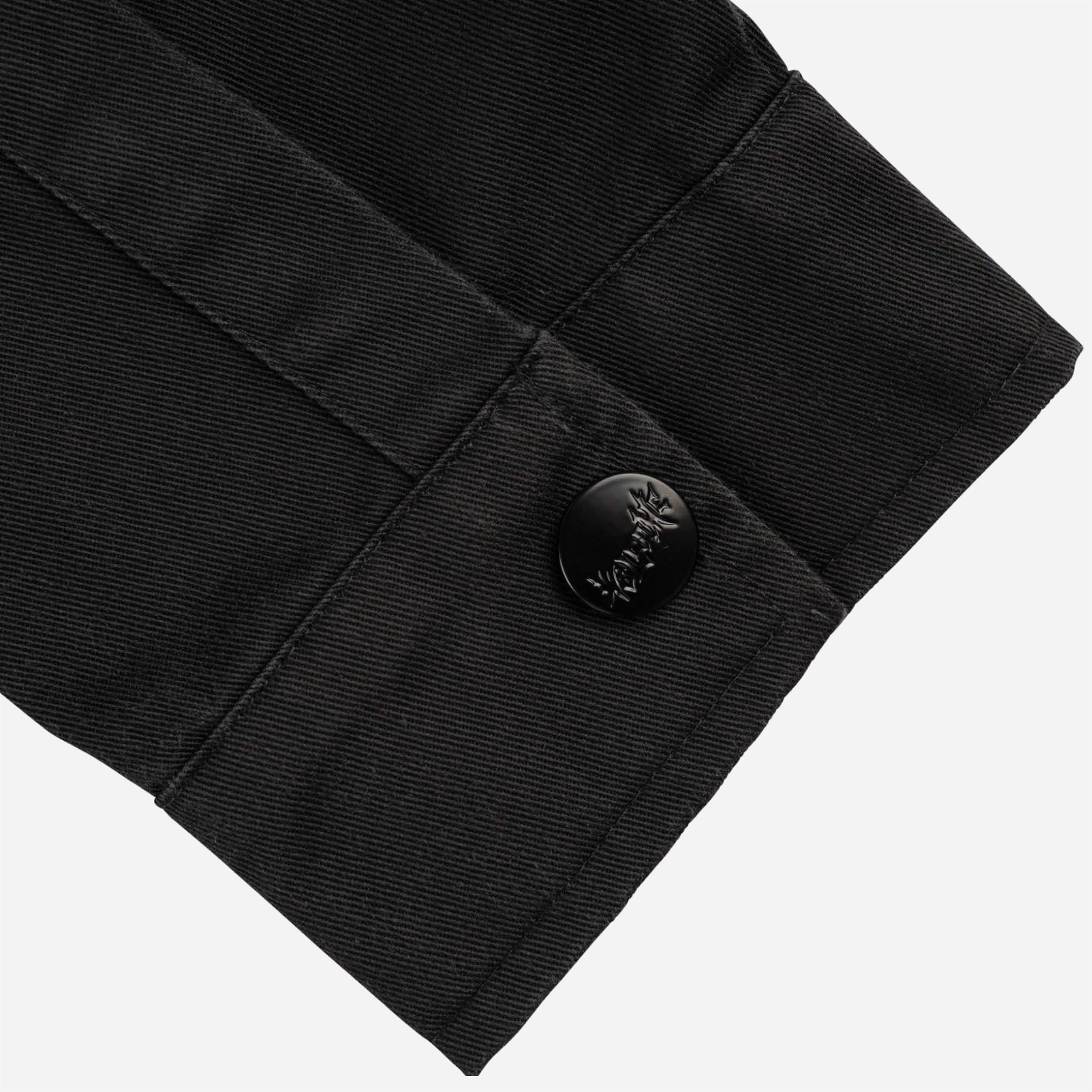 Welcome - Paladin L/S Twill Shirt With Patch - Black