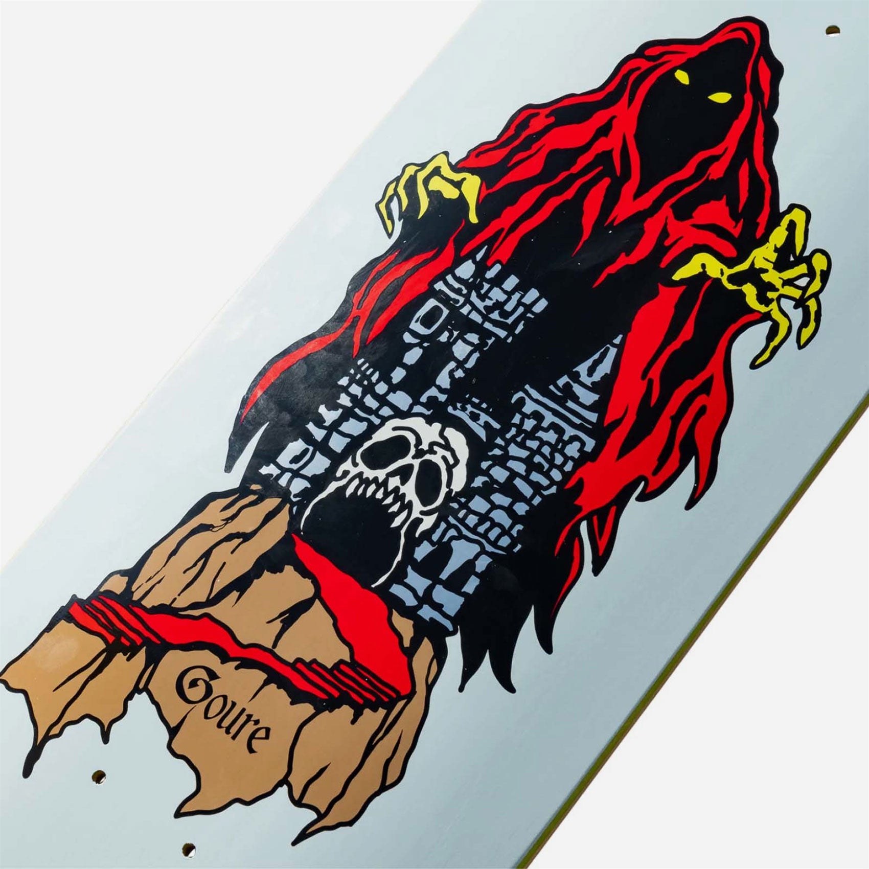Welcome - Castle On Moontrimmer 2.0 Aaron Goure Pro Skateboard Deck - Baby Blue