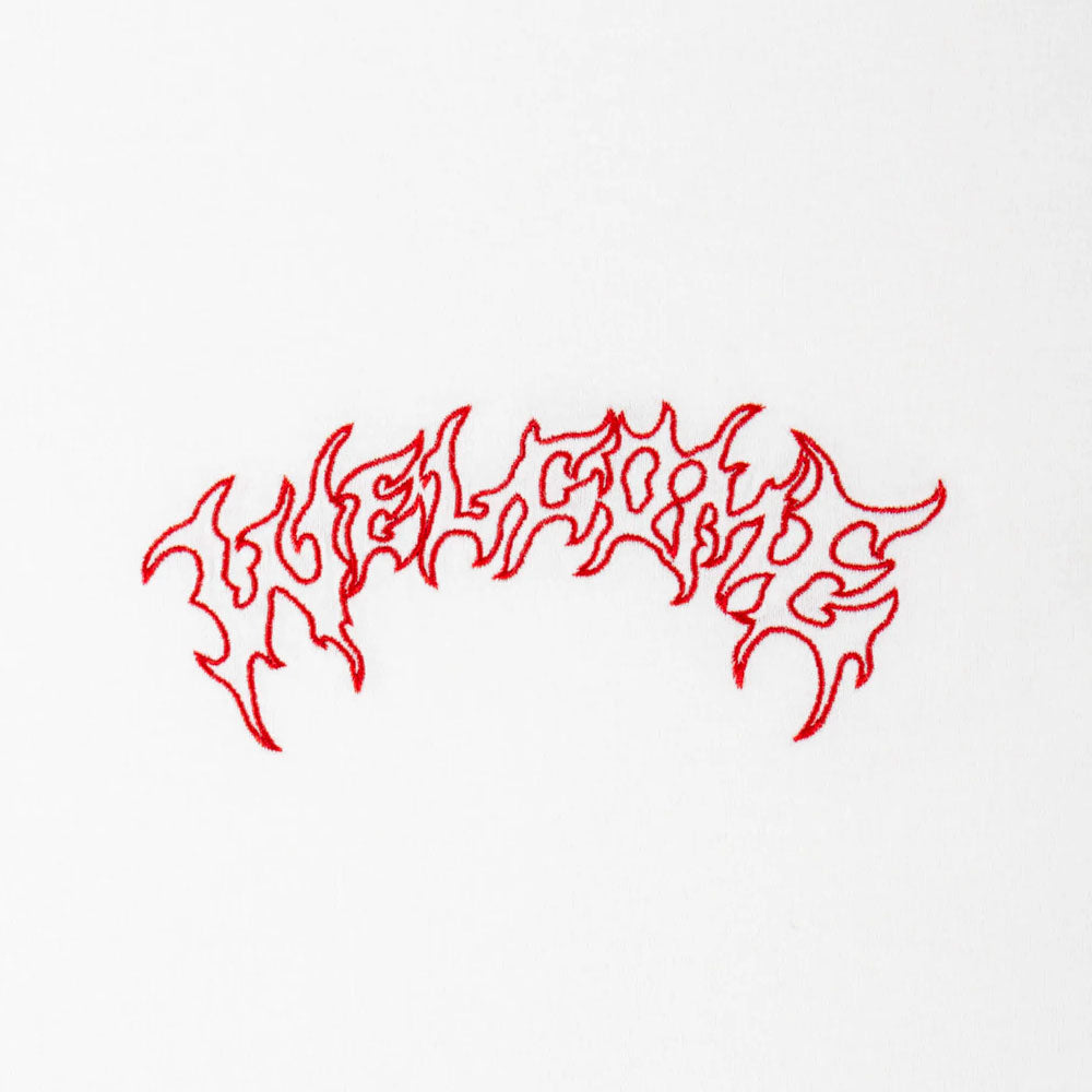 Welcome skateboards - Barb ss Ringer Tee - White Red