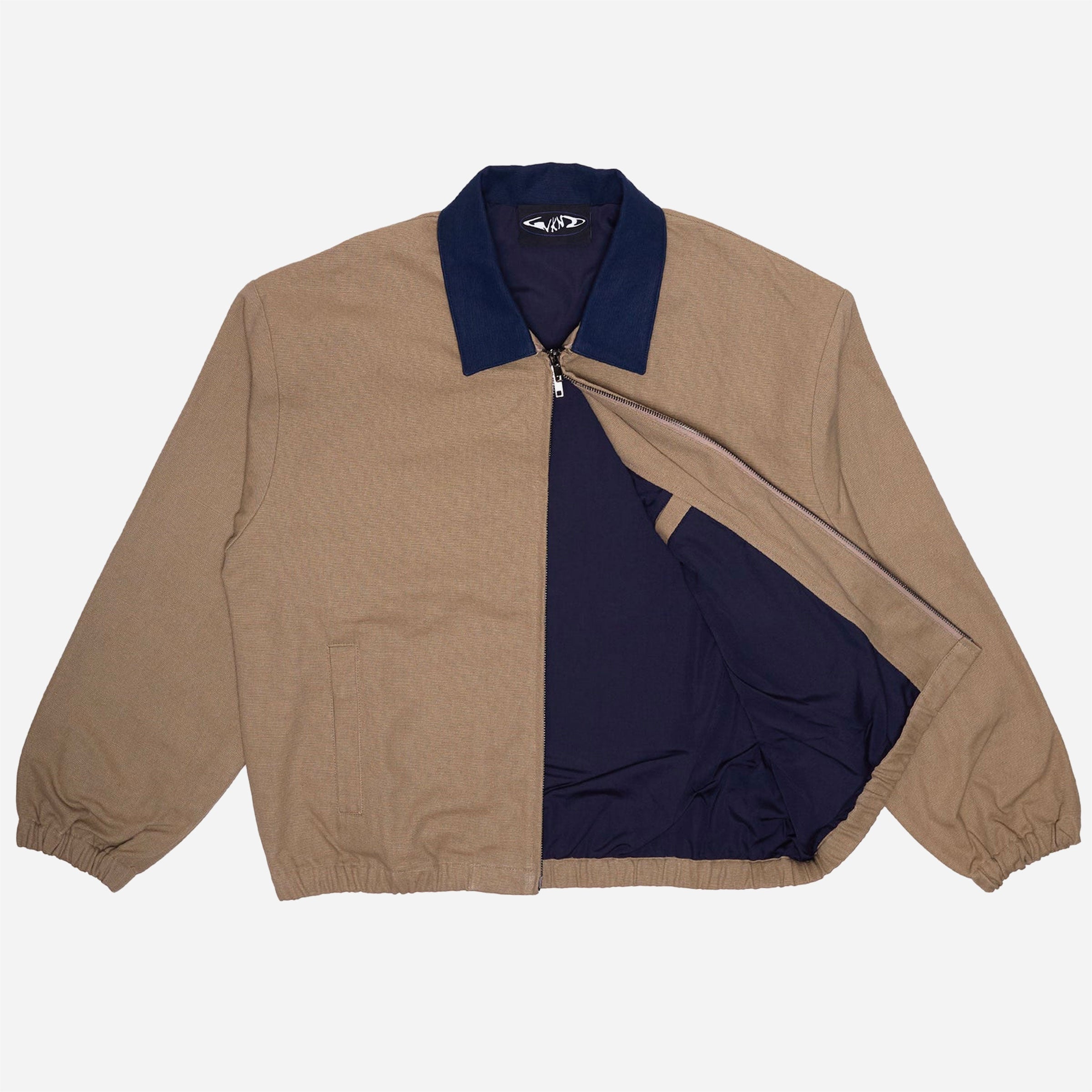 WKND - Zip Jacket - Khaki / Navy