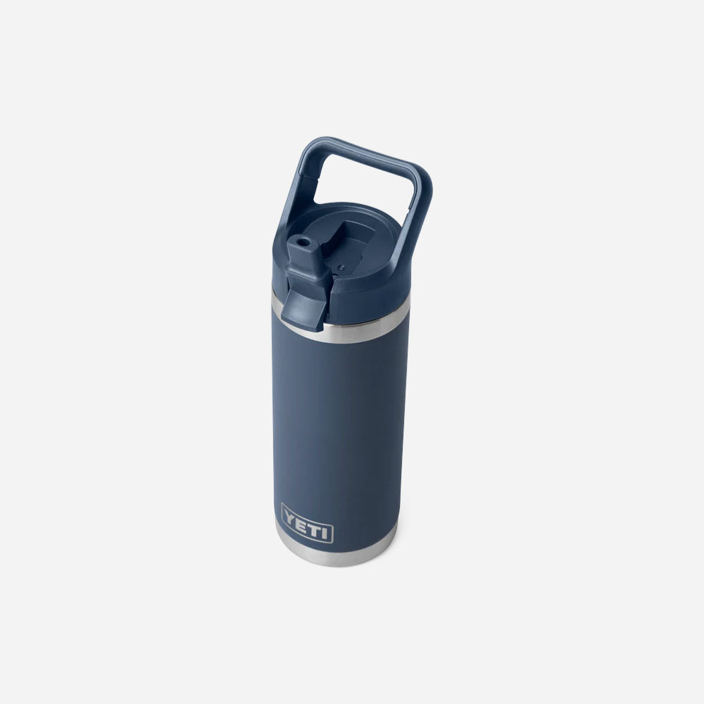 YETI - BOUTEILLE RAMBLER 18oz BOUCHON PAILLE - Navy