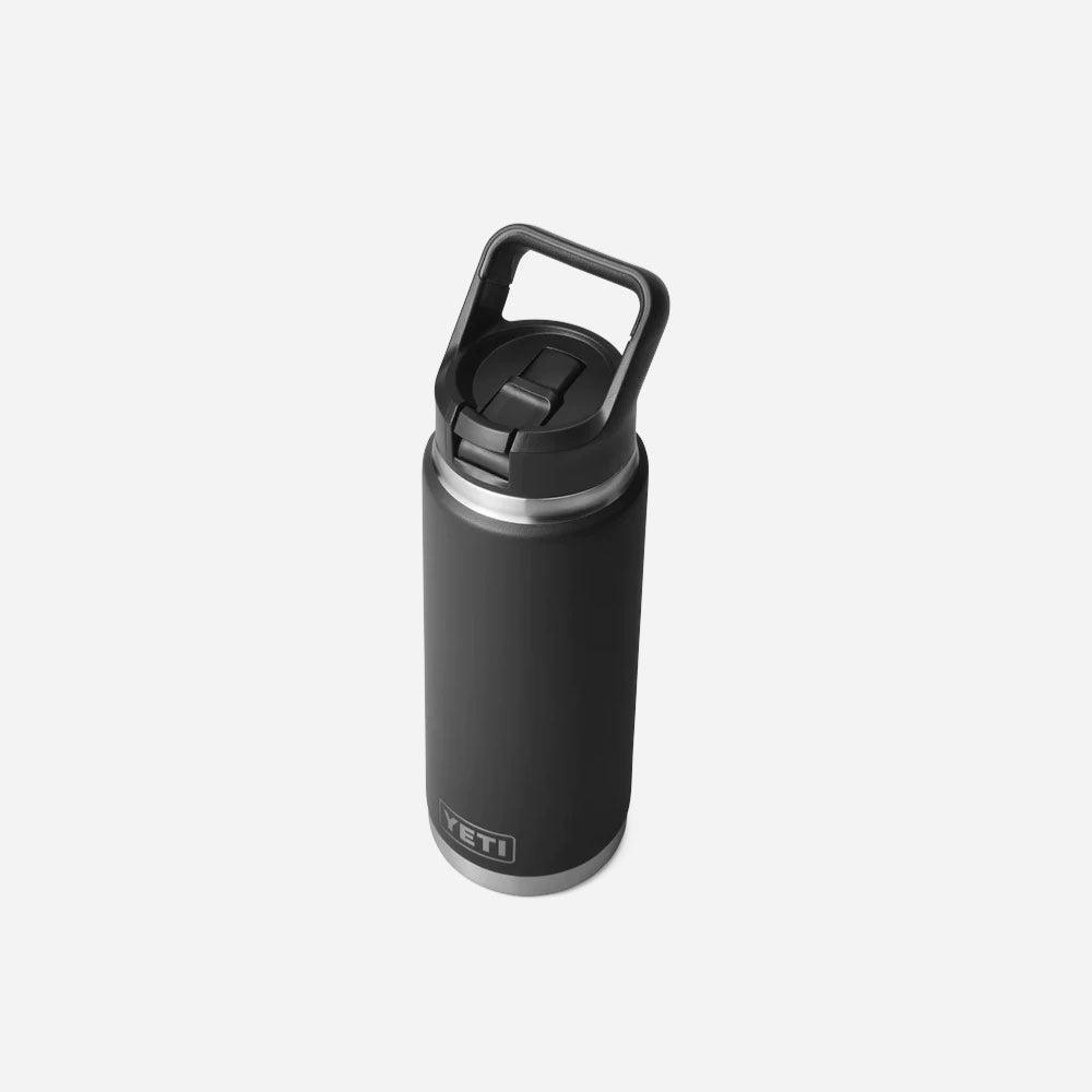 YETI - BOUTEILLE RAMBLER 26oz BOUCHON PAILLE - Black