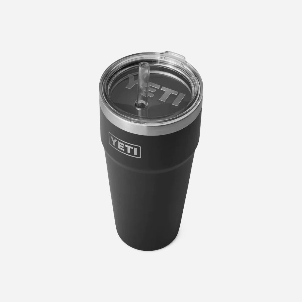YETI - VERRE 26 oz (760 ml) AVEC COUVERCLE A PAILLE - Black
