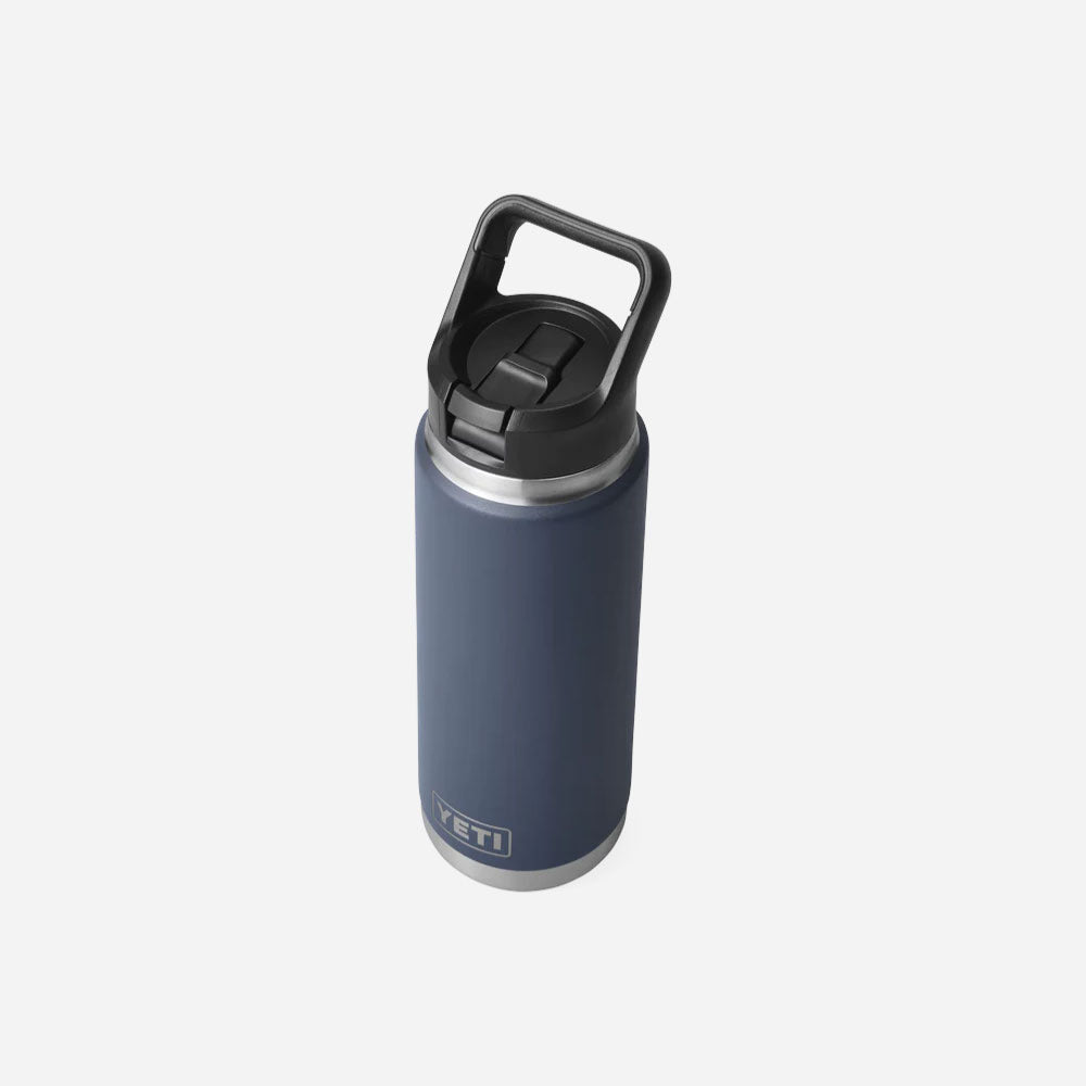 YETI - BOUTEILLE RAMBLER 26oz BOUCHON PAILLE - Navy