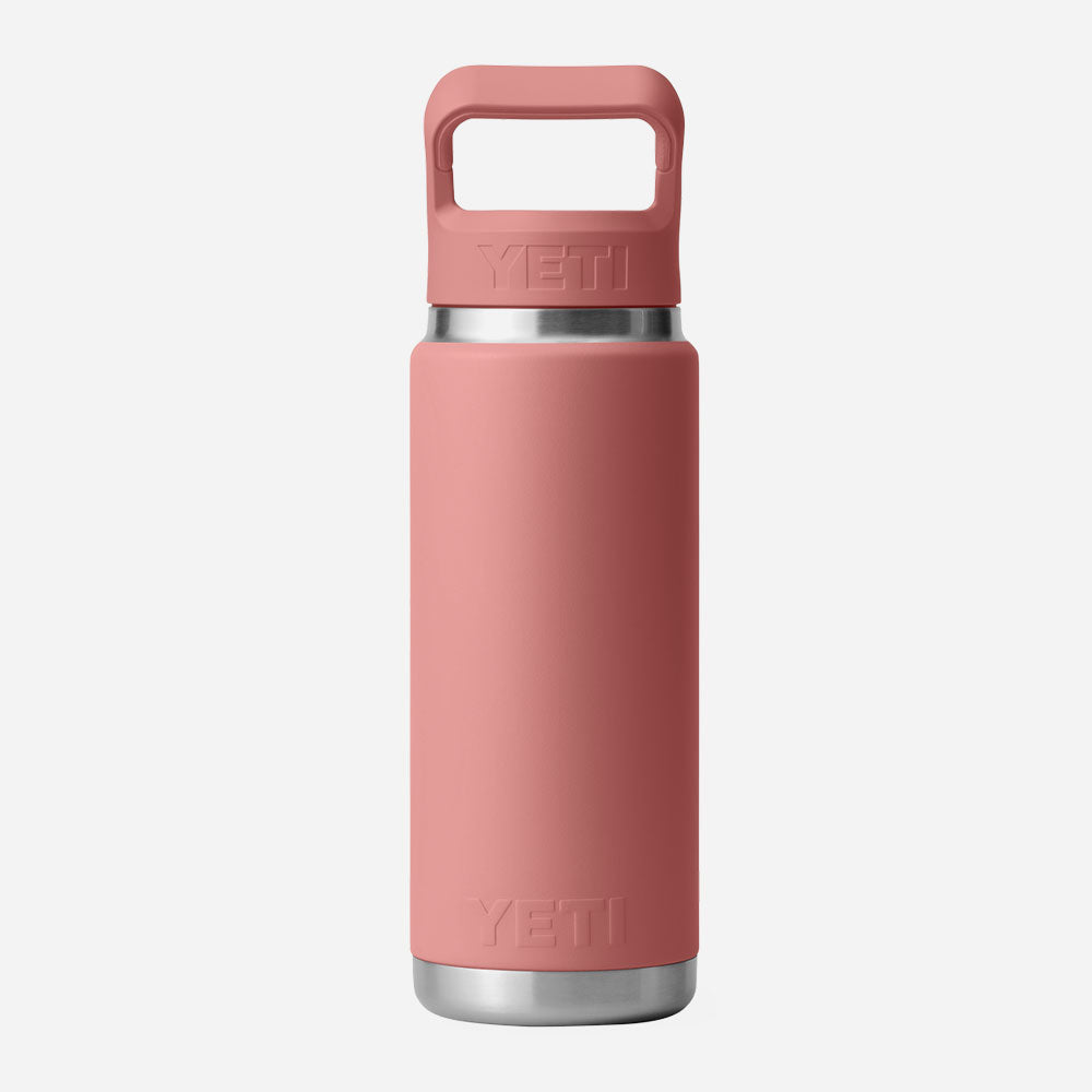 YETI - BOUTEILLE RAMBLER 26oz BOUCHON PAILLE - Sandstone Pink