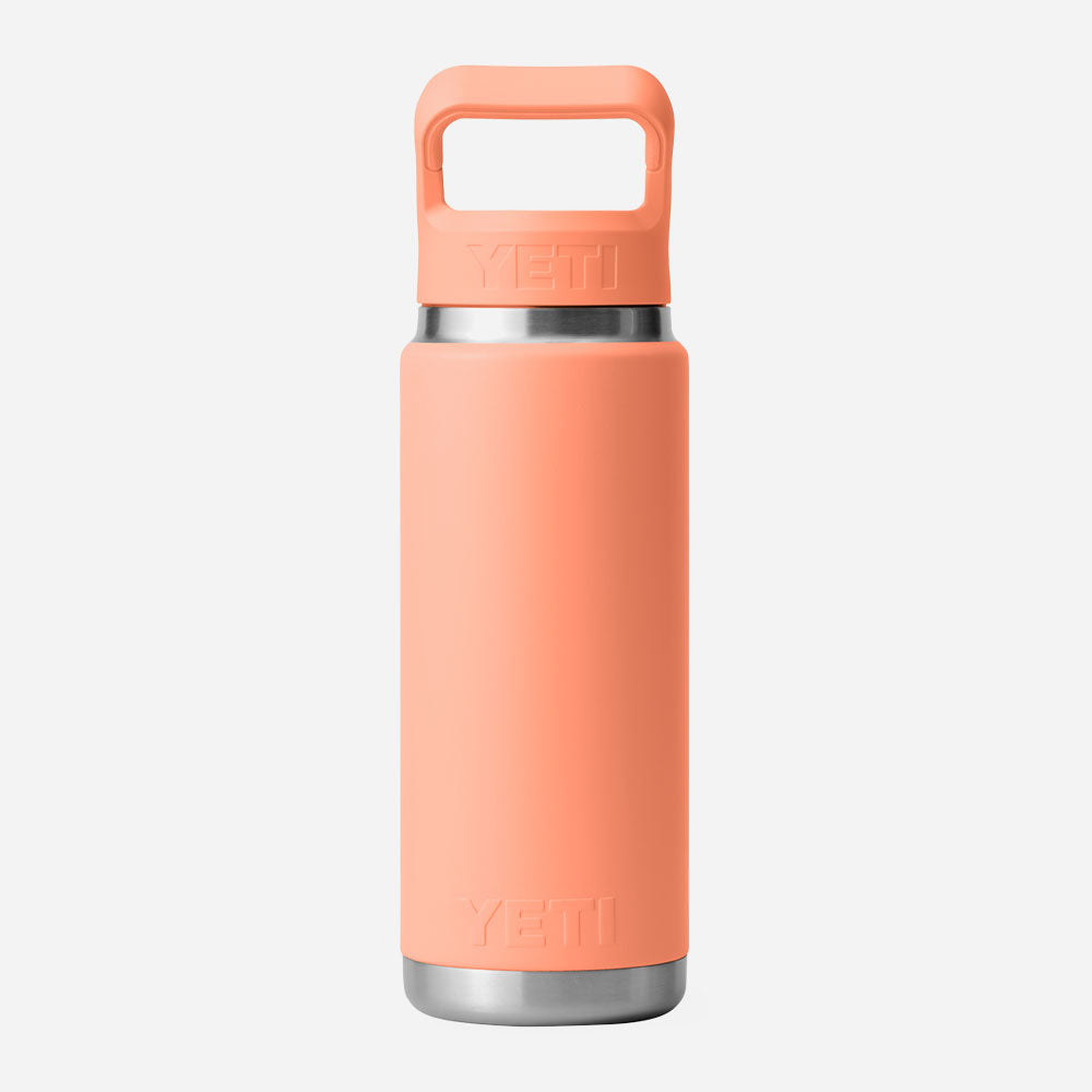 YETI - BOUTEILLE RAMBLER 26oz BOUCHON PAILLE - Lowcountry Peach