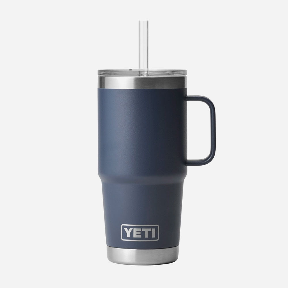 YETI - MUG RAMBLER 25 oz (710 ml) AVEC COUVERCLE A PAILLE - Navy