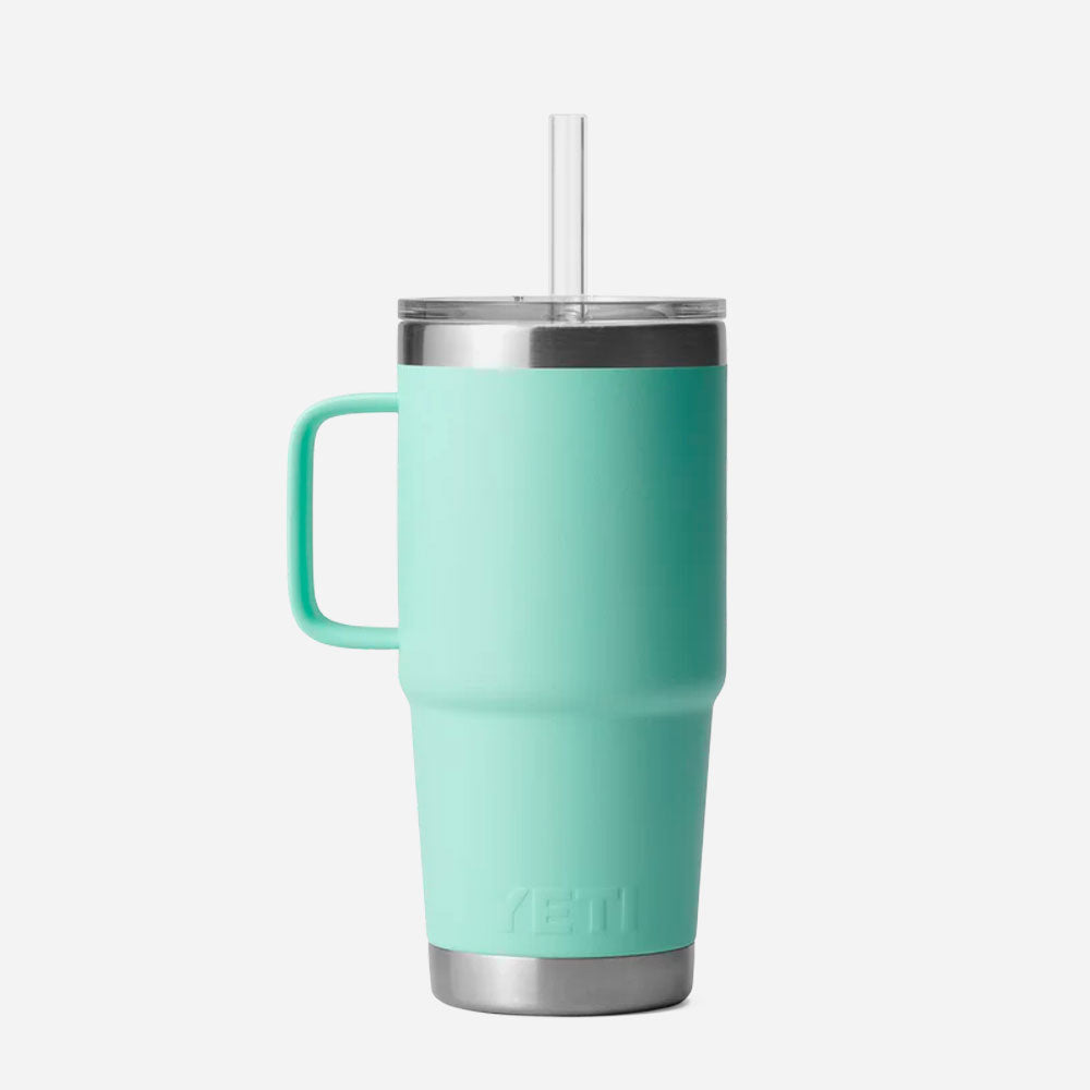 YETI - MUG RAMBLER 25 oz (710 ml) AVEC COUVERCLE A PAILLE - Seafoam