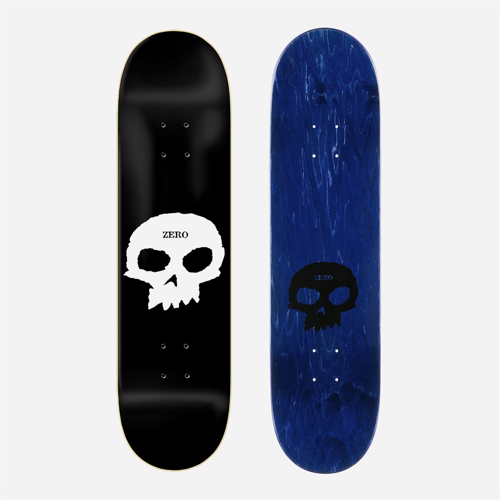 Zero - Single Skull Deck - Black