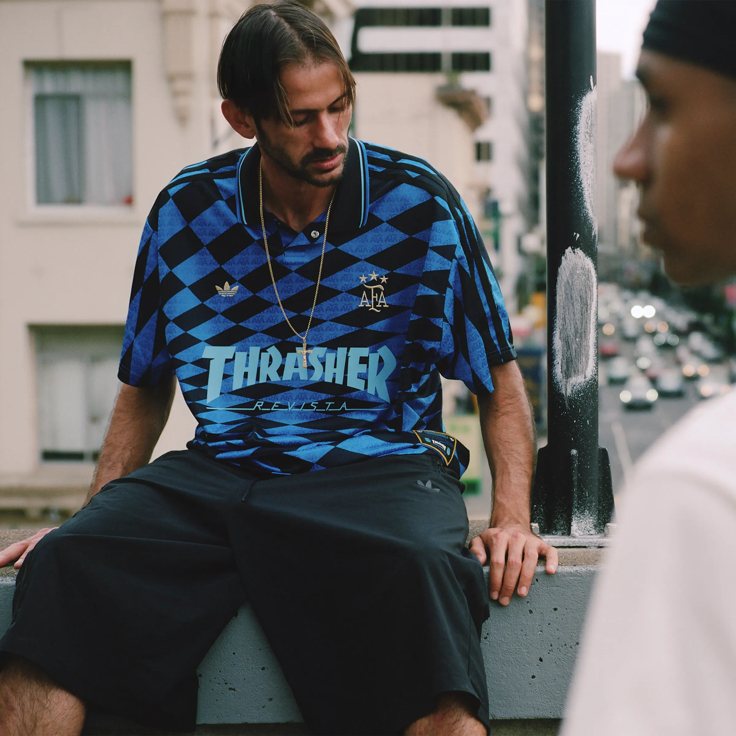 Jersey Adidas Skateboarding x Thrasher x AFA