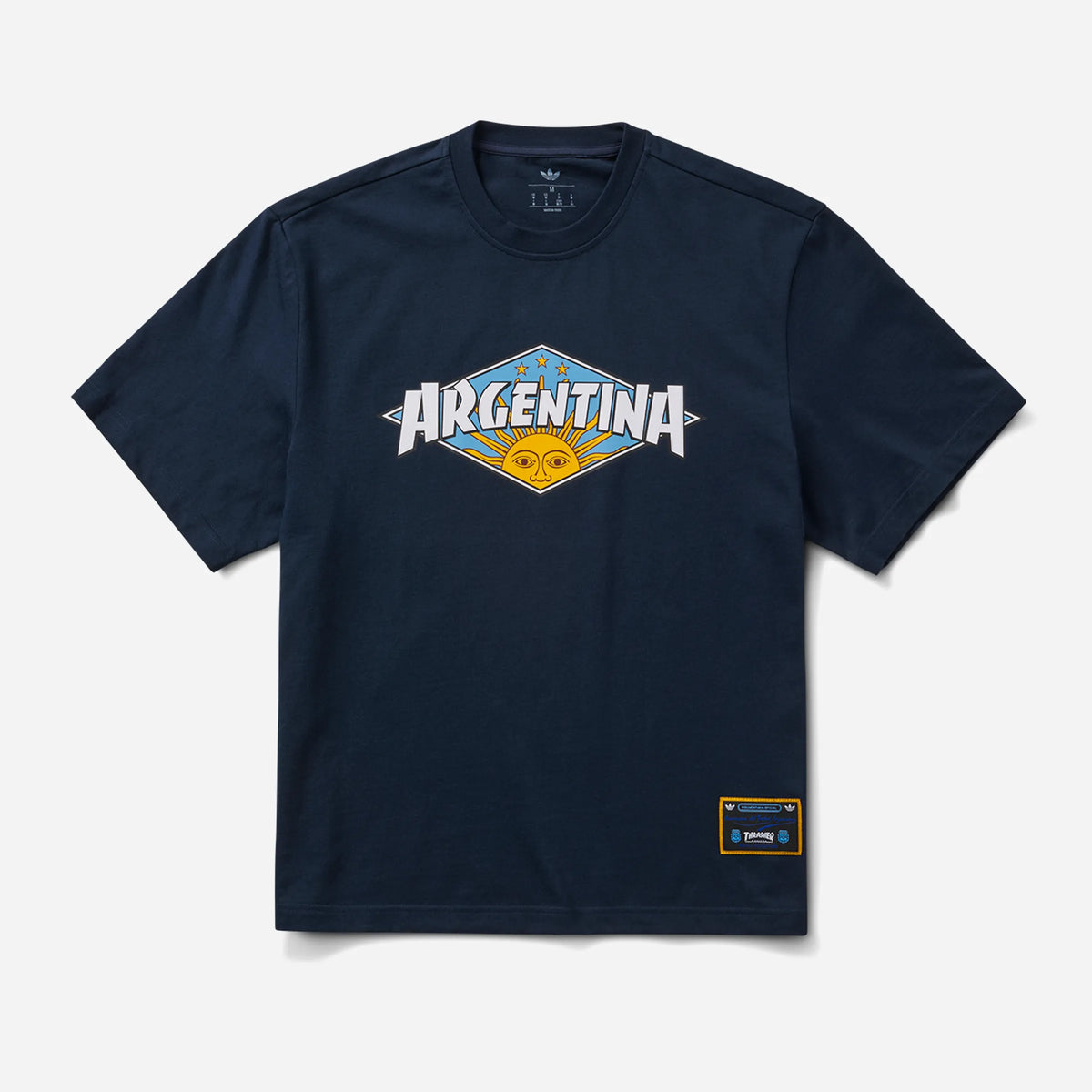 Adidas Skateboarding x Thrasher AFA T Shirt Navy Adidas Skateboarding x Thrasher AFA T Shirt Navy